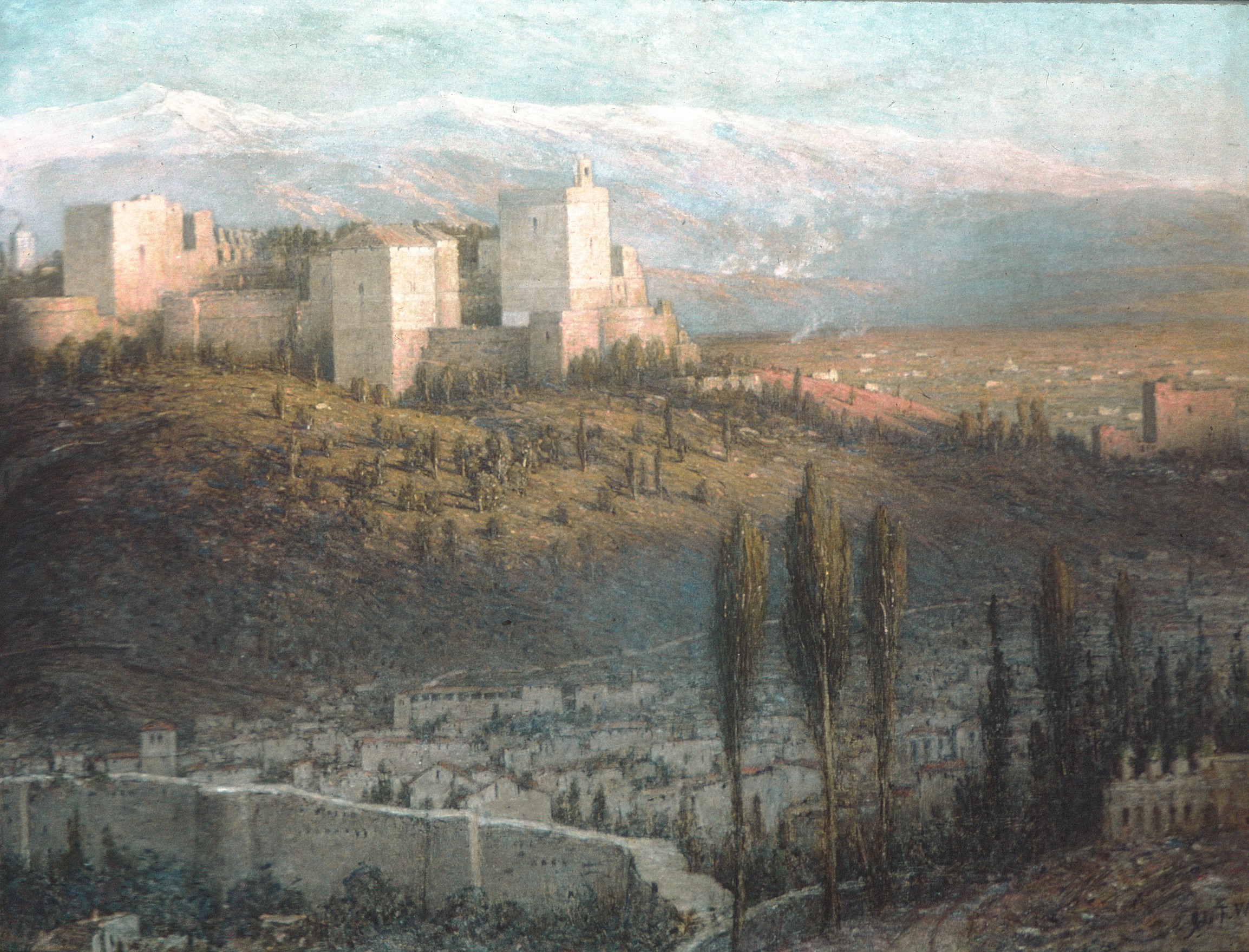 Peinture : La rendición de Granada, de Francisco Pradilla y Ortiz, 1882