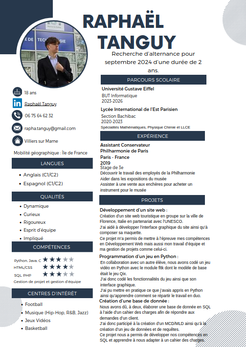 Mon CV